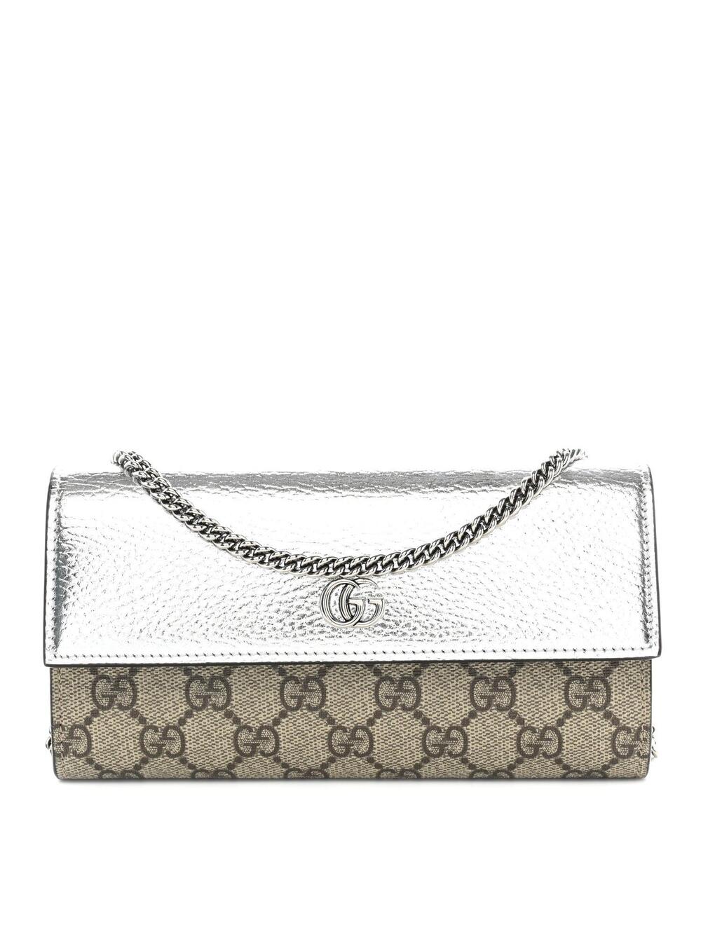 Gucci Metallic Calfskin Gg Supreme #308323G99B